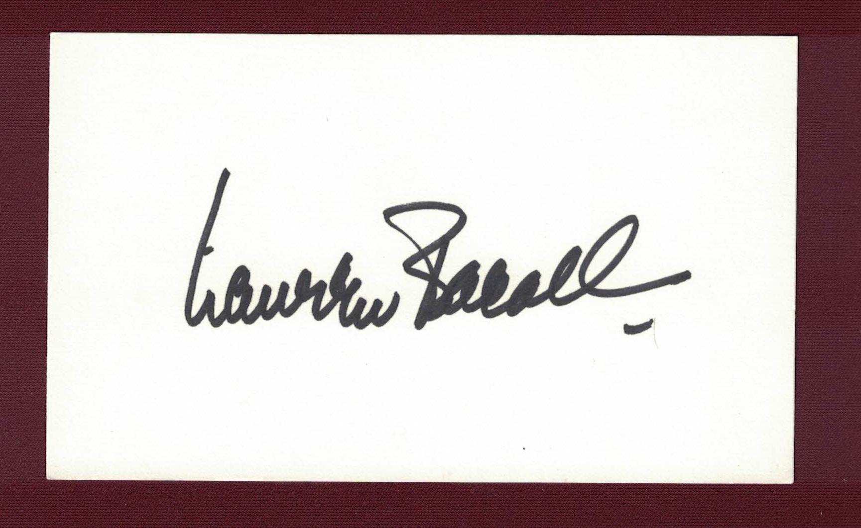 Lauren Bacall