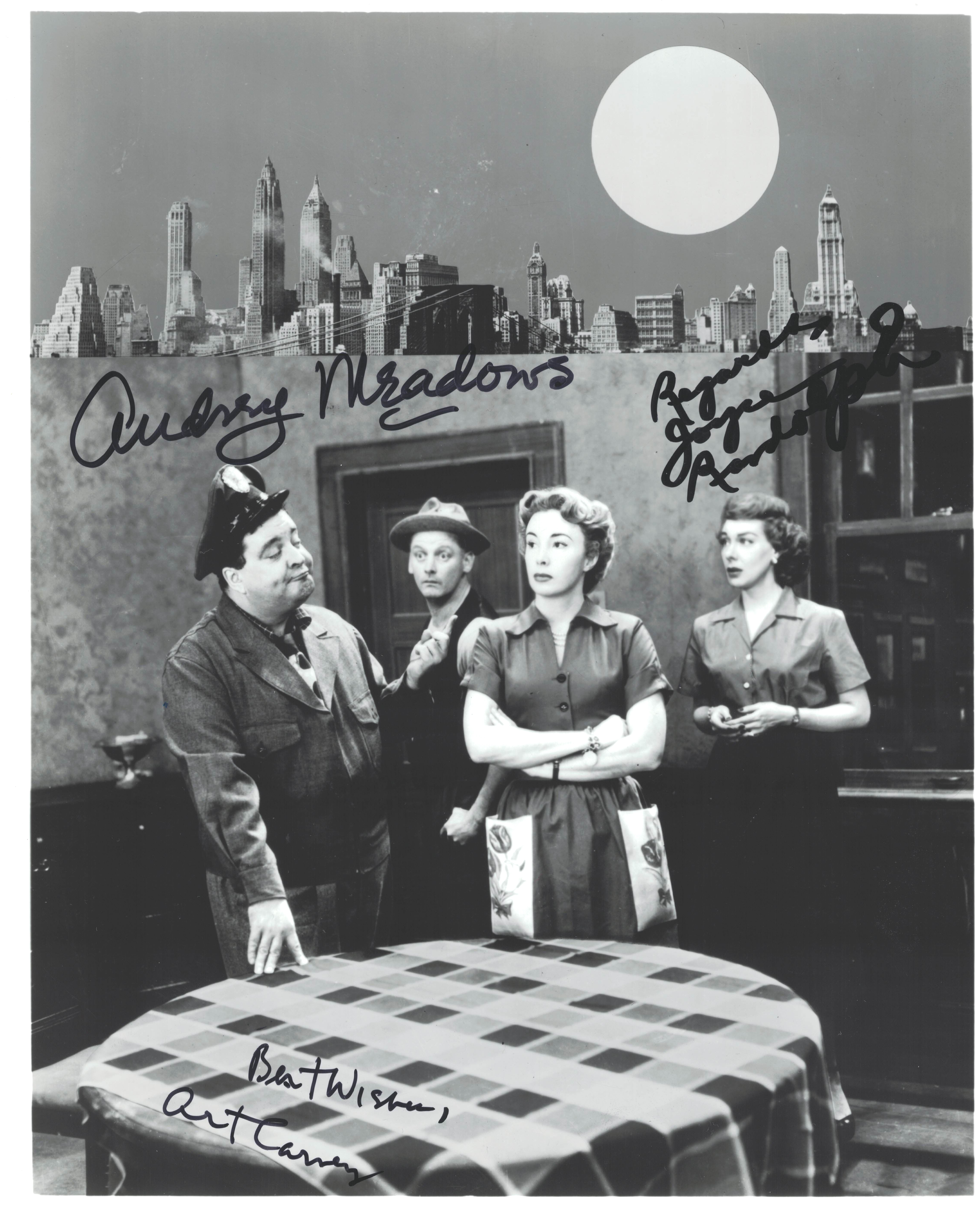 Honeymooners - Signed by 3 - Carney, Meadows, Randolph