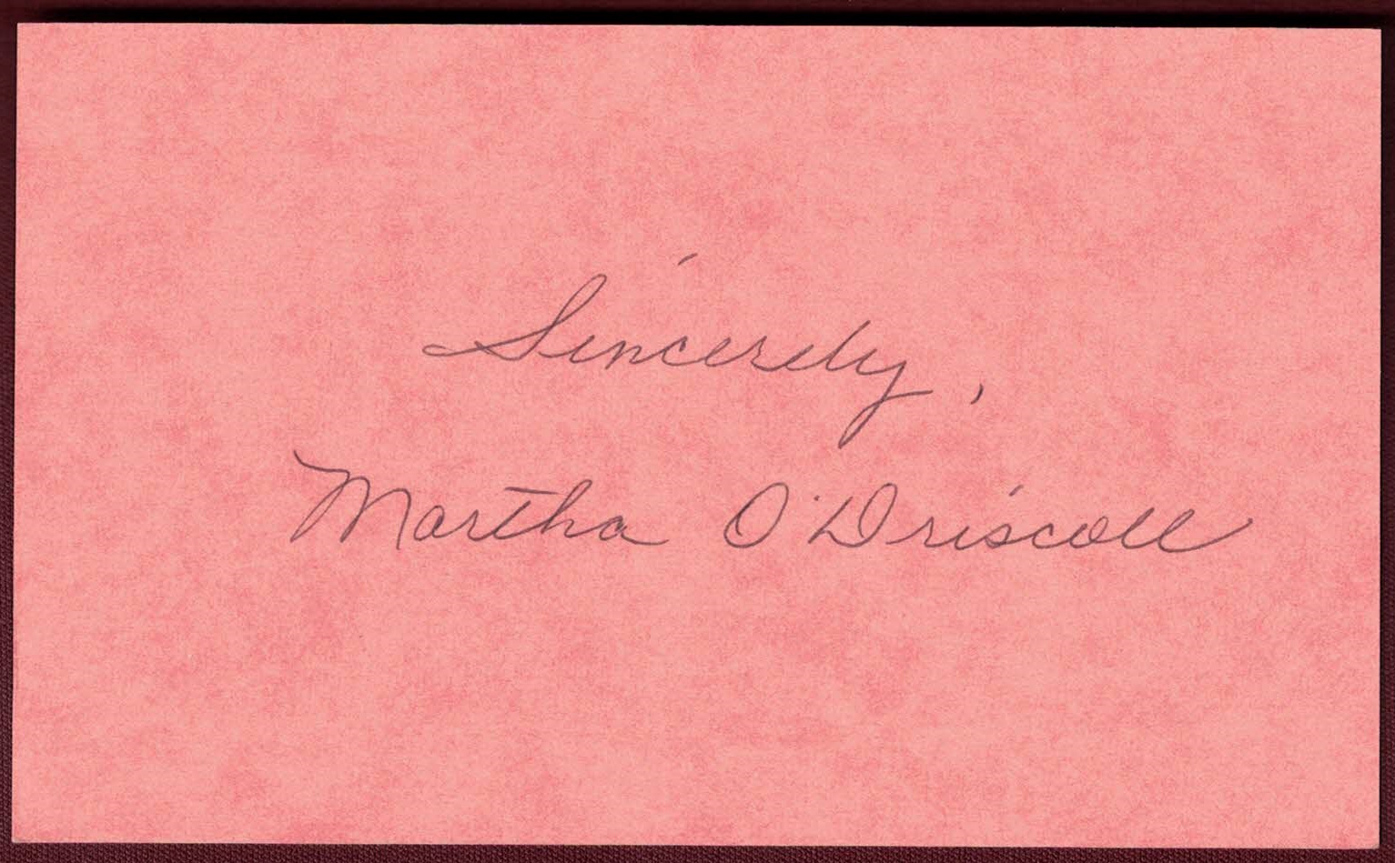 Martha O'Driscoll