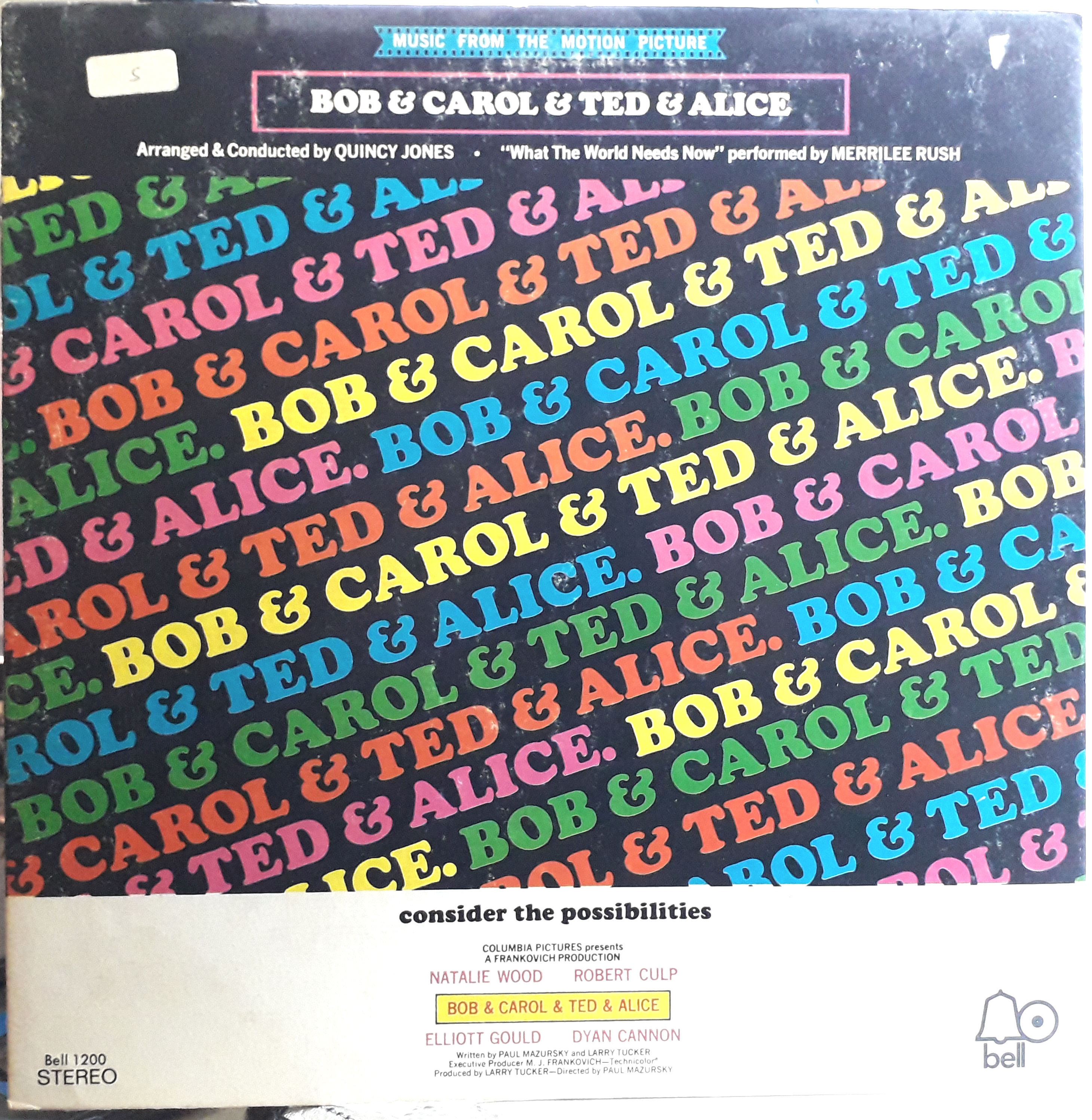 Bob & Carol & Ted & Alice.  Album: Movie Soundtrack