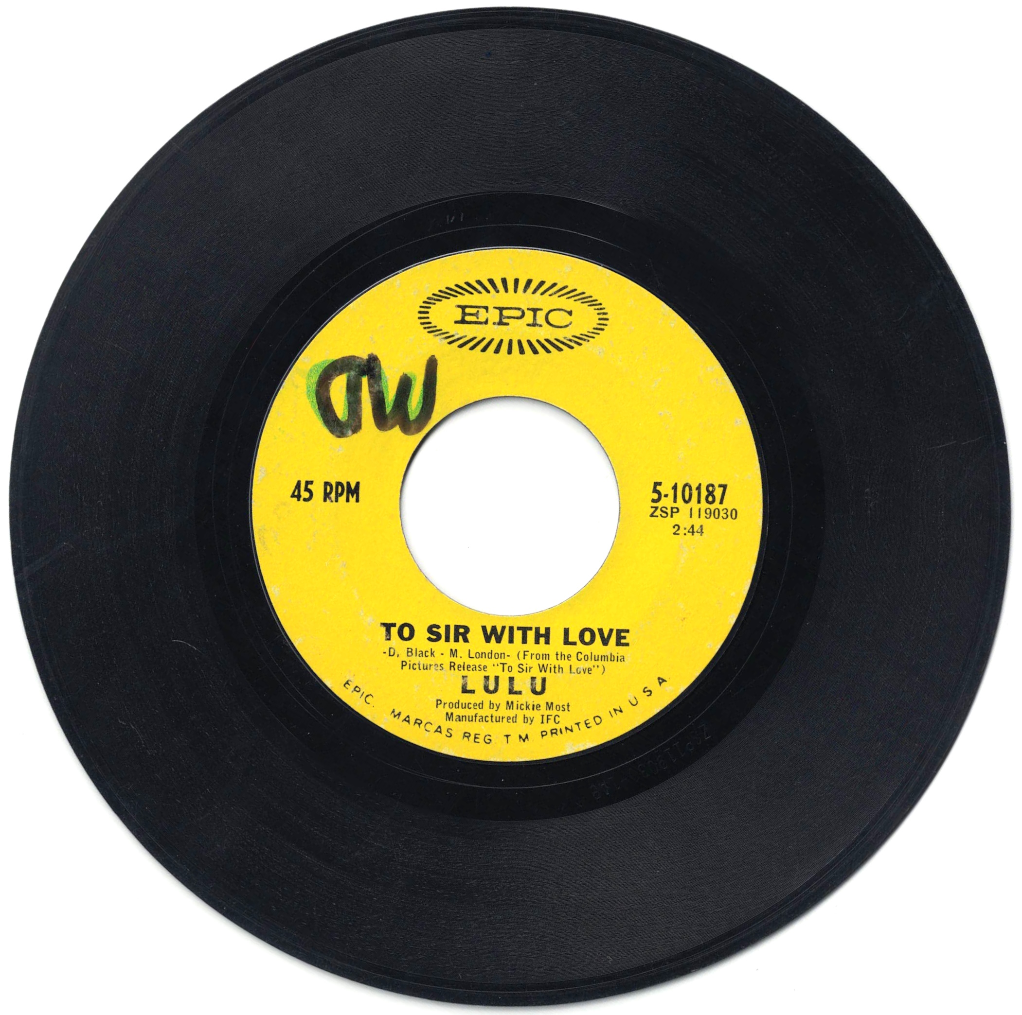 Lulu - To Sir With Love
