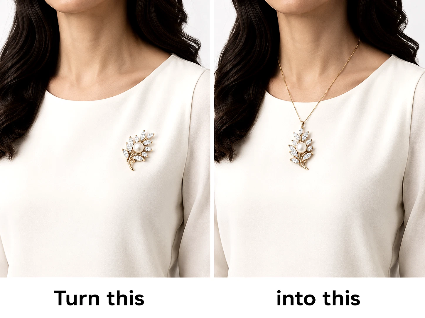 Convert Pin To Necklace