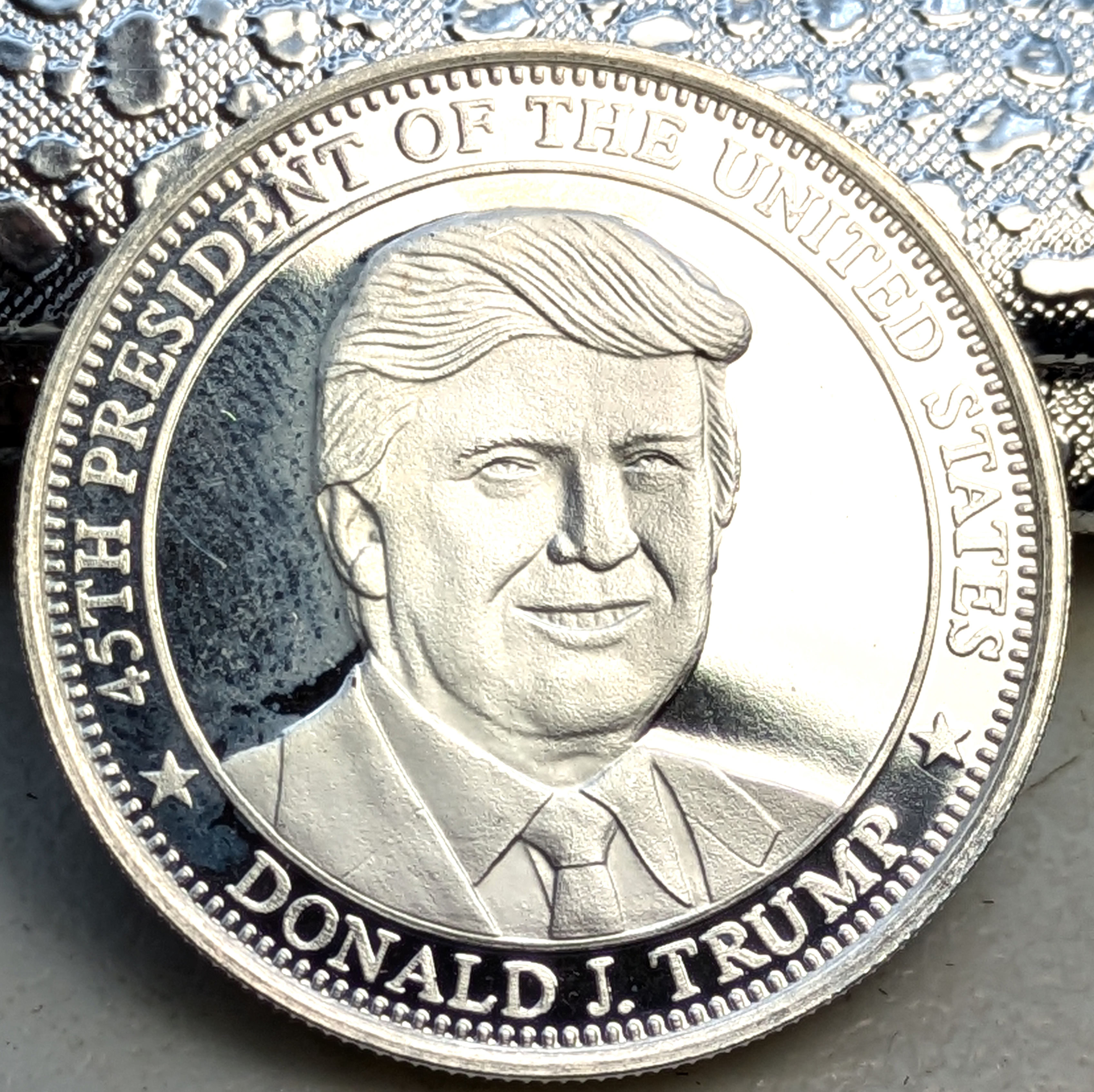 Donald Trump .9999 Fine Silver Round