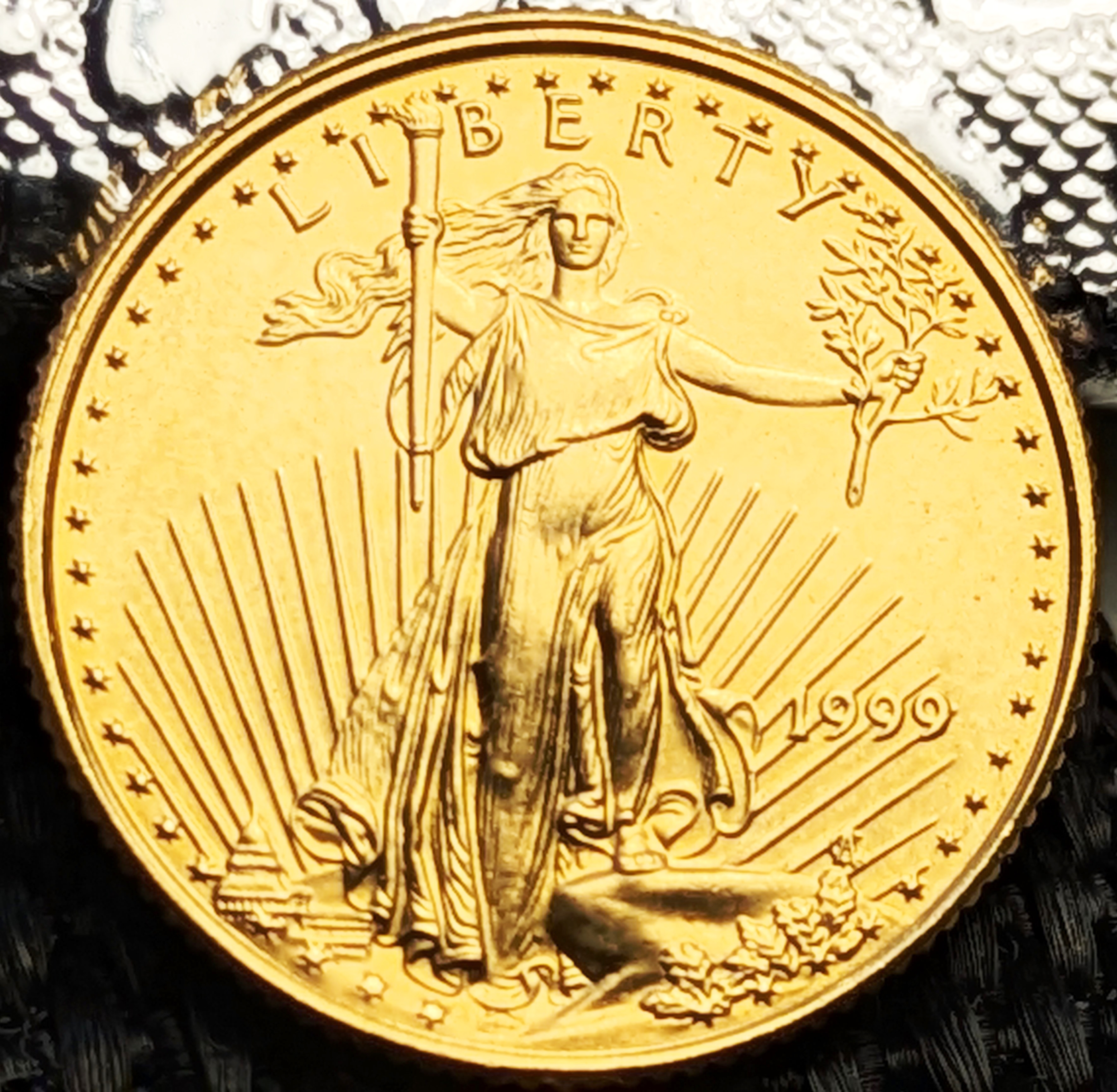 Gold Eagle  1/10 Oz. American Eagle Gold Coin – 1999