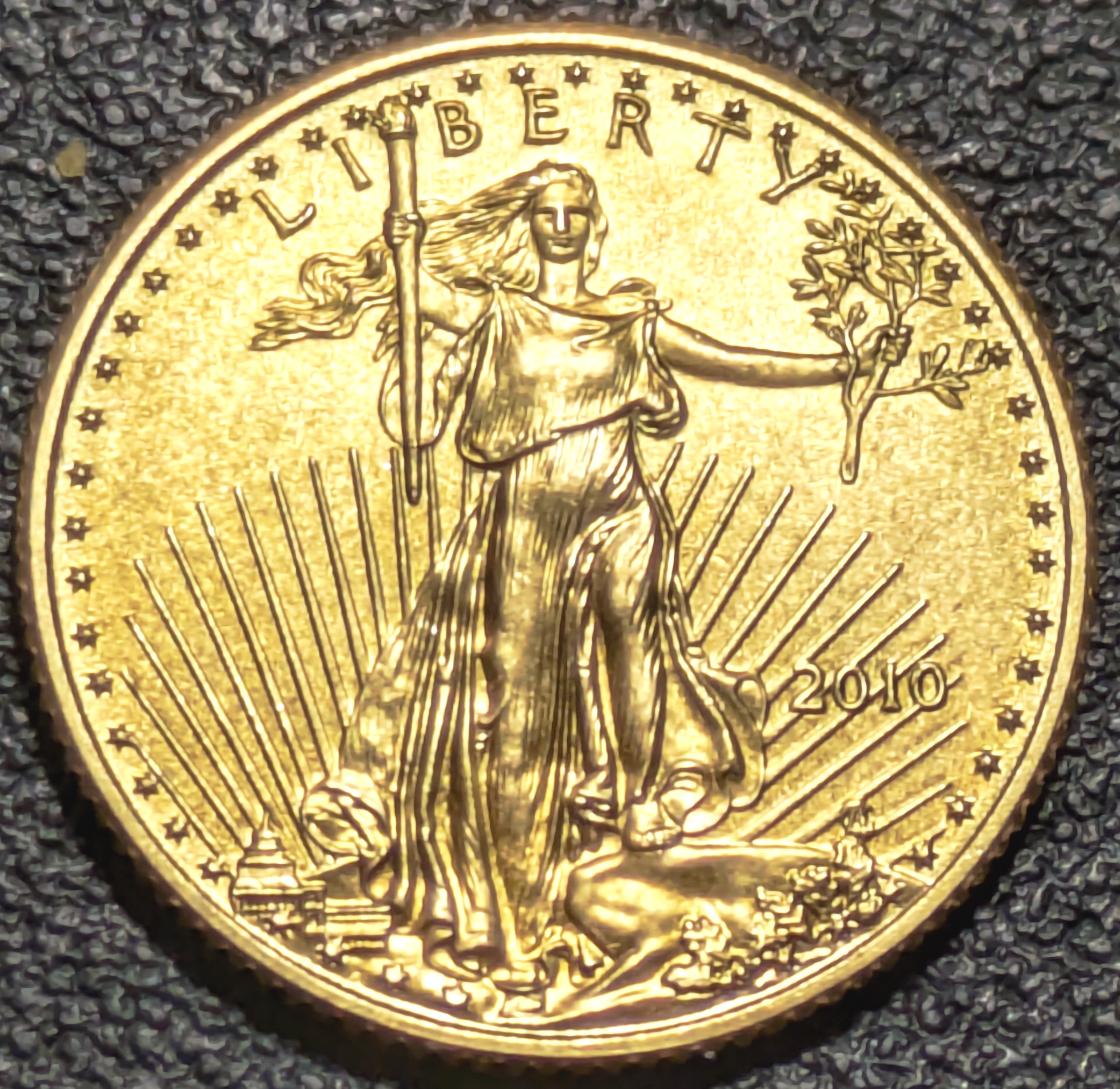 Gold Eagle 1/10 Oz. American Eagle Gold Coin - 2010
