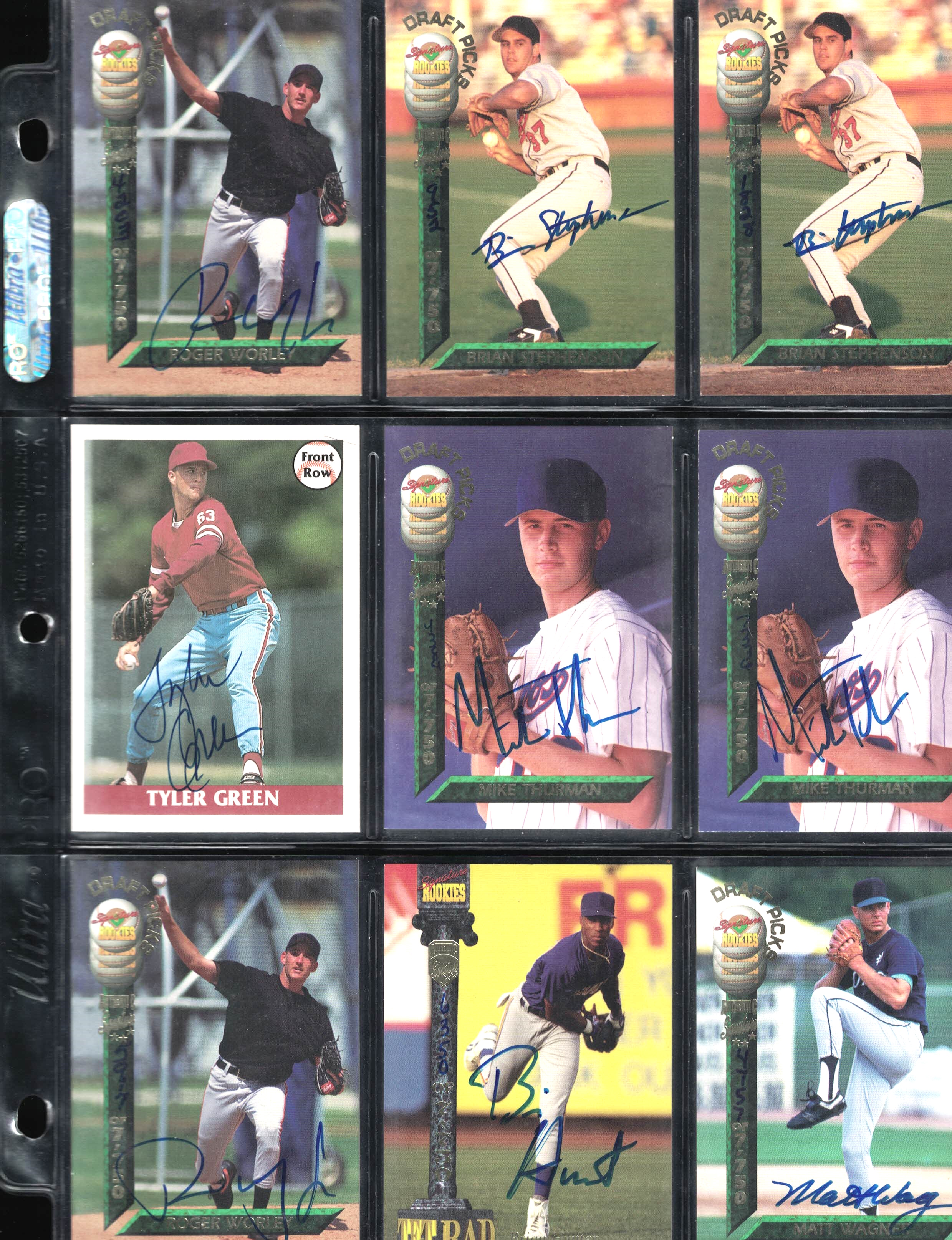 204 Sports Cards All Genuine Autographed: Baseball, Football, Baskball, Hockey