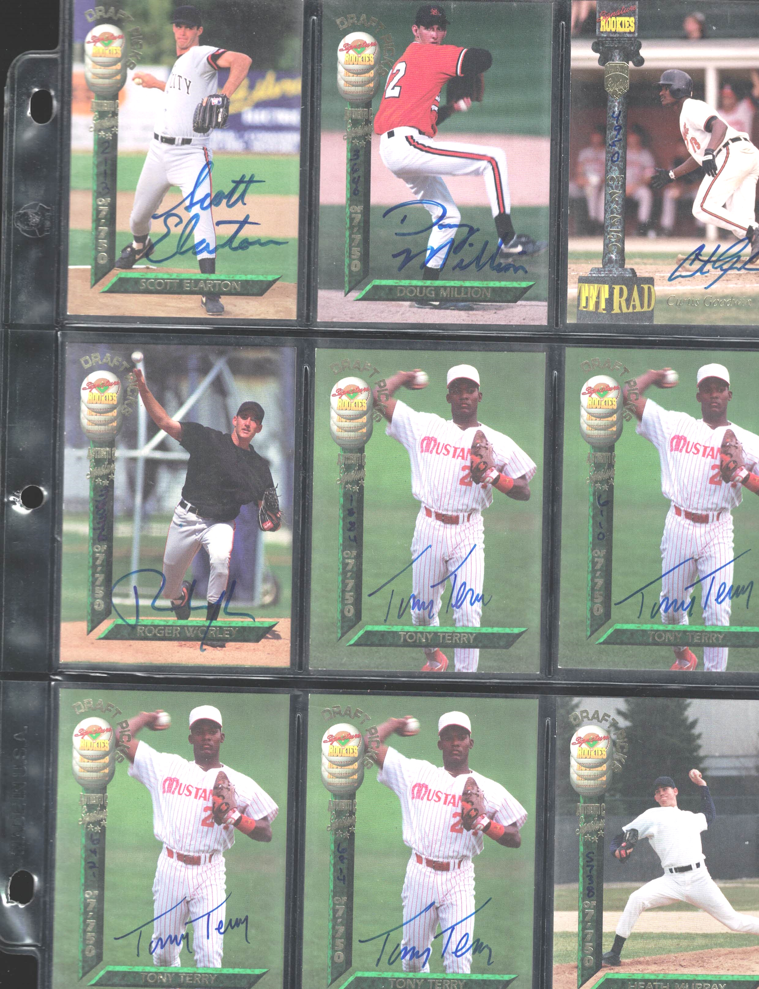 204 Sports Cards All Genuine Autographed: Baseball, Football, Baskball, Hockey