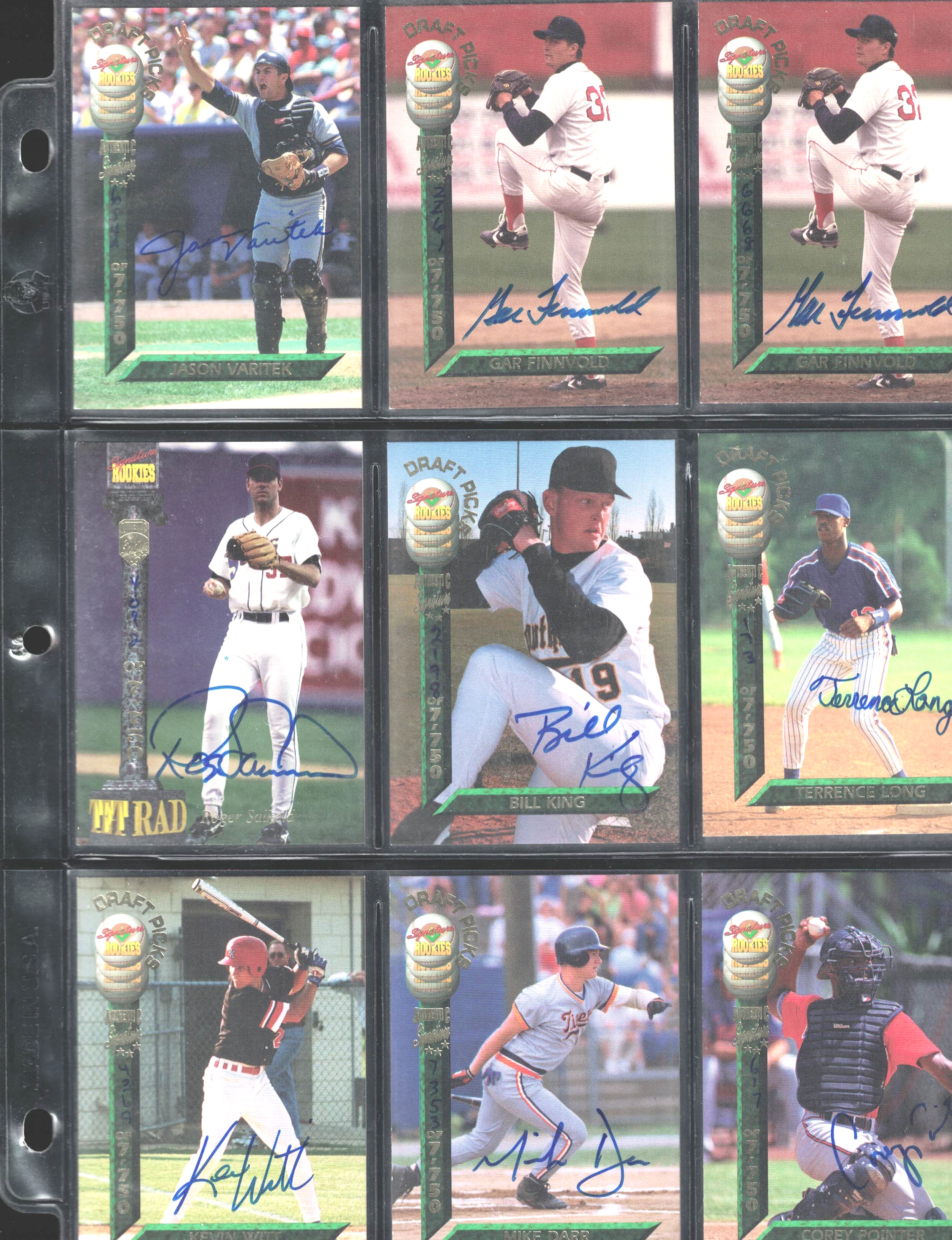 204 Sports Cards All Genuine Autographed: Baseball, Football, Baskball, Hockey